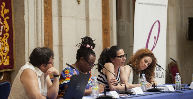 Jamileth Chavarria, Miriam Miranda, Ana Marcela Montanaro e Itziar Ruiz-Giménez (De izquierda a derecha: ). MARIO GUTIÉRREZ CRUZ