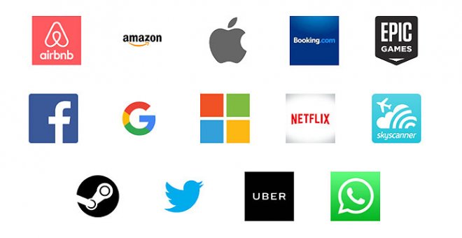 Imagen de los logos de las empresas analizadas. | Claudette
