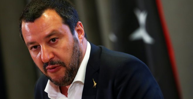 El ministro de Interior italiano, Matteo Salvini. -REUTERS