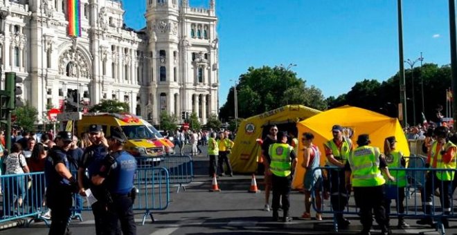 Agentes de la Policía de Madrid durante el World Pride - Policía Municipal de Madrid