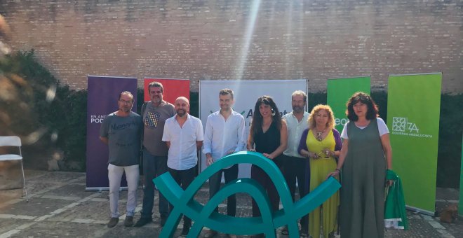 Acto de presentación de Adelante Andalucía, en Sevilla.