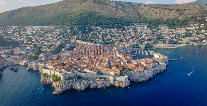 Vista general de Dubrovnik (Croacia)