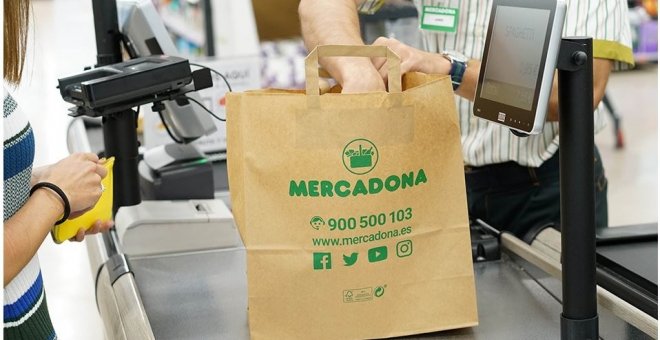 Bolsa de papel de Mercadona. E.P.