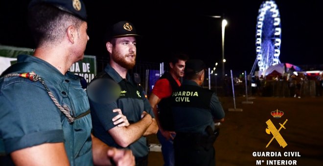 Imagen de agentes de la Guardia Civil. EP