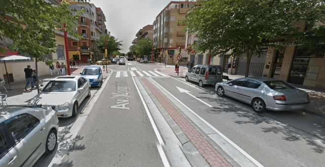 Altura de la Avenida de Logroño en la que ha tenido lugar el atropello - Google Maps