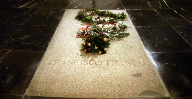 Actual tumba de Franco, hecho que cambiará si el Congreso reafirma la decisión del Consejo de Ministros de sacar al dictador del Valle de los Caídos | REUTERS