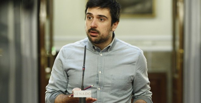 Ramón Espinar, portavoz de Unidos Podemos en el Senado. 7 EP