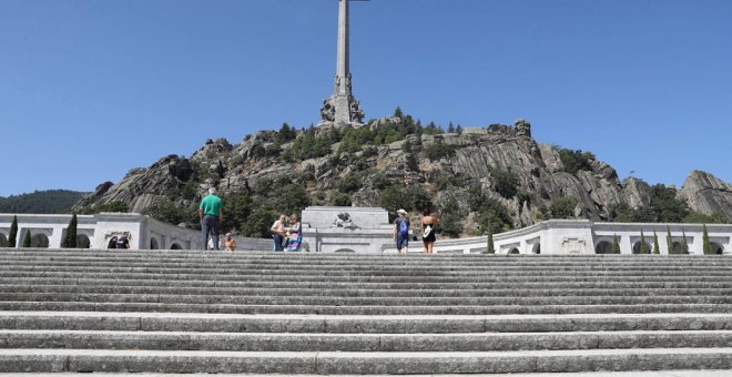 Vista general del monumento del Valle de los Caídos, donde se encuentra enterrado el dictador Francisco Franco. EFE/ J.J.Guillen