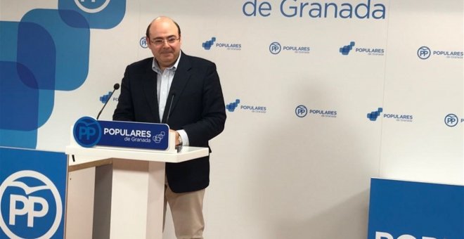 Sebastián Pérez, presidente del PP de Granada. / EP