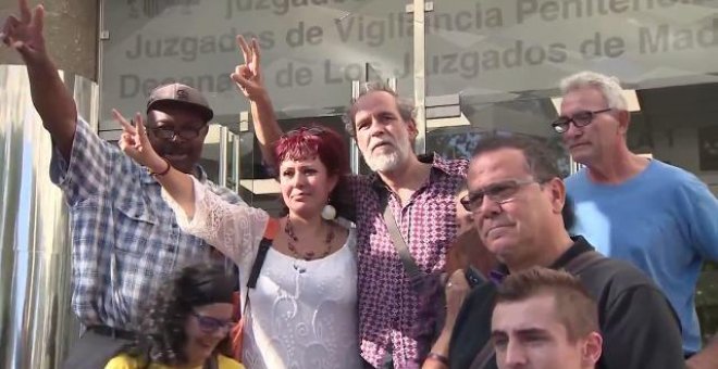 Willy Toledo, después de quedar en libertad. / EP