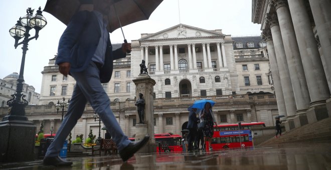 La sede del banco de Inglaterra (BoE, en sus siglás en inglés), en la City londinense.. REUTERS/ Hannah McKay