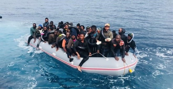 Rescatadas 216 personas, seis de ellas menores, en el mar de Alborán