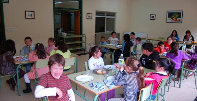 Imagen de un comedor escolar.