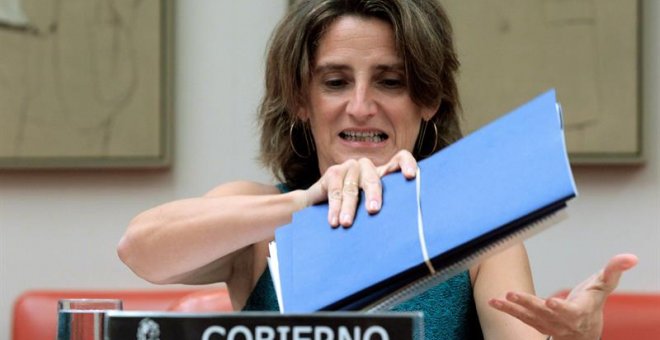 La ministra de Transición Ecológica, Teresa Ribera. - EFE