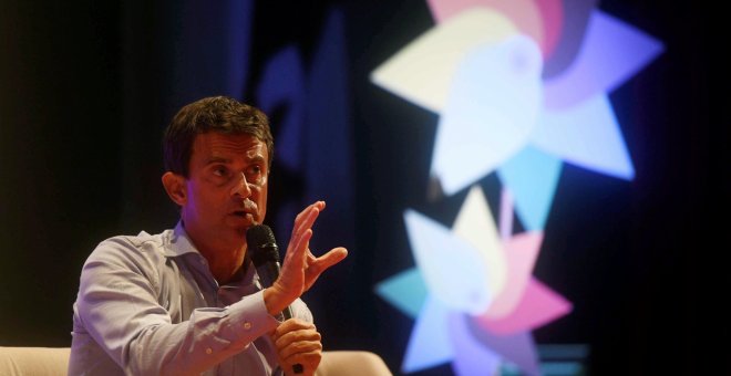 El exprimer ministro francés Manuel Valls en un coloquio en Córdoba, el pasado 21 de septiembre. EFE /Rafa Alcaide