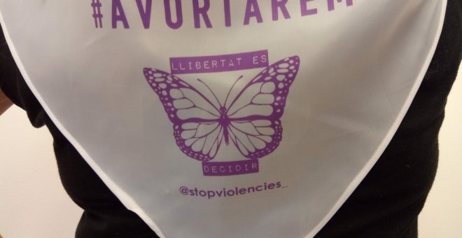 El movimiento feminista en Andorra reivindica el derecho del aborto. / STOP VIOLENCIES
