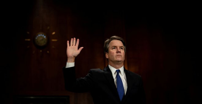 Kavanaugh, antes de testificar este jueves. Erin Schaff/REUTERS