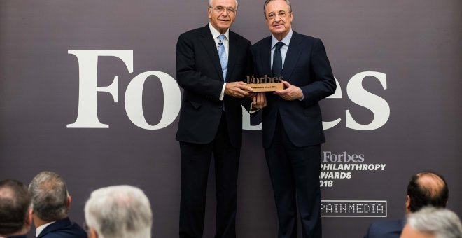 El presidente de la Fundación Bancaria La Caixa, Isidro Fainé, ha sido galardonado con el Premio Forbes a la Filantropia 2018.