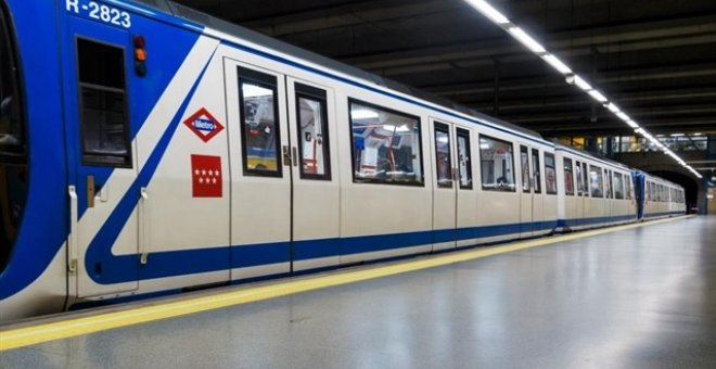 Uno de los vagones de Metro de Madrid - Europa Press