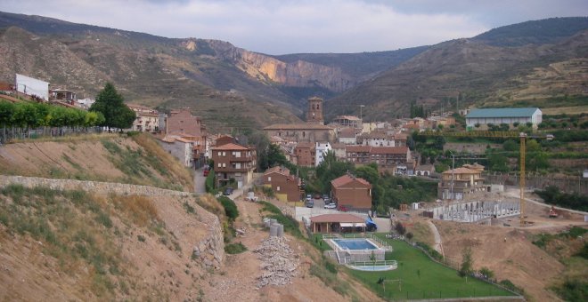 Vista del municipio de Viguera, en La Rioja.