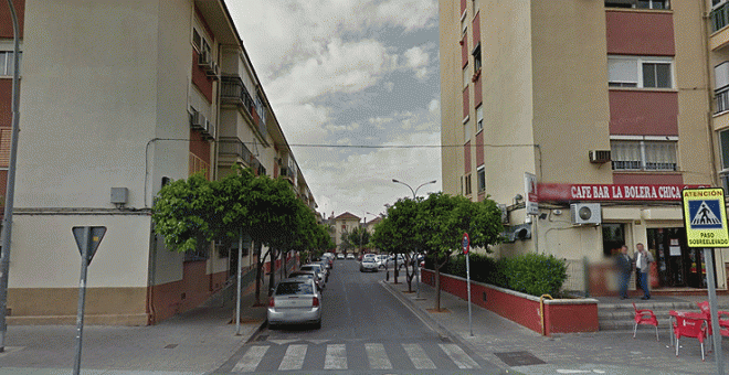 Panorámica de la calle Aldaya de Sevilla. GOOGLE MAPS
