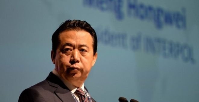 Meng Hongwei es oficial del Partido Comunista además de presidente de Interpol.- AFP