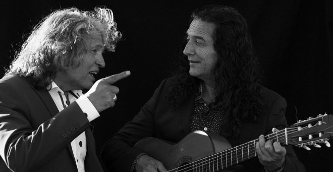 José Mercé y Tomatito reivindican el flamenco y su cultura en 'De verdad'. / FOTO: JAVIER SALAS