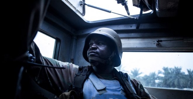 Militar de la RDC. JOHN WESSELS / AFP