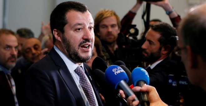 El ministerio de Interior italiano Matteo Salvini. REUTERS/Emmanuel Foudrot