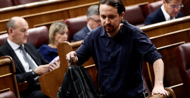 El líder de Podemos, Pablo Iglesias. EFE