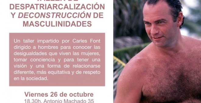 La imagen de Bertín usada por Podemos en Elche para promocionar su taller sobre machismo. (@podemElx)