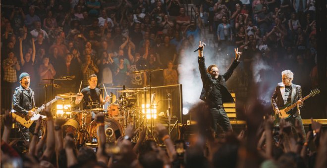Concierto de U2 en el WiZink Center de Madrid el pasado 20 de septiembre.