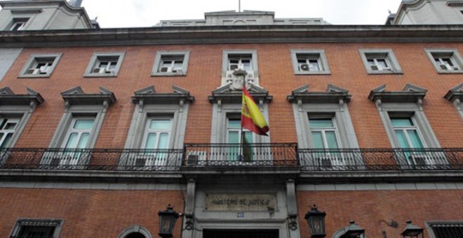 Fachada del Ministerio de Justicia. LA MONCLOA