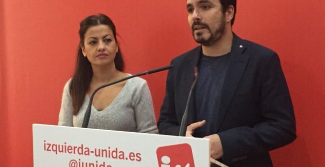 Sira Rego y Alberto Garzón / Izquierda Unida