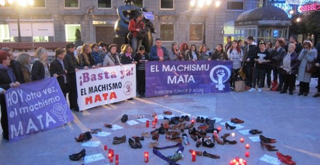Concentración de Plataforma Feminista d'Asturies contra las violencias machistas.- EUROPA PRESS/Archivo