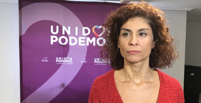 La secretaria general de Podemos Cantabria, Rosana Alonso