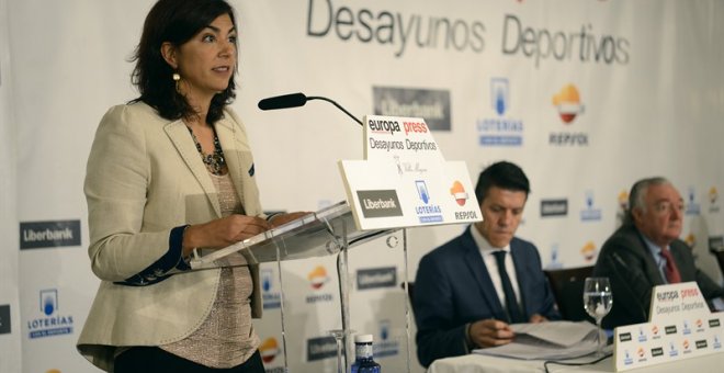 La secretaria de Estado de Deporte y presidenta del Consejo Superior de Deportes, María José Rienda - Europa Press