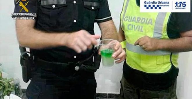 Uno de los mojitos contaminados intervenidos en Barcelona en septiembre