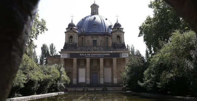 Exterior del Monumento a los Caídos de Pamplona. EFE/Archivo