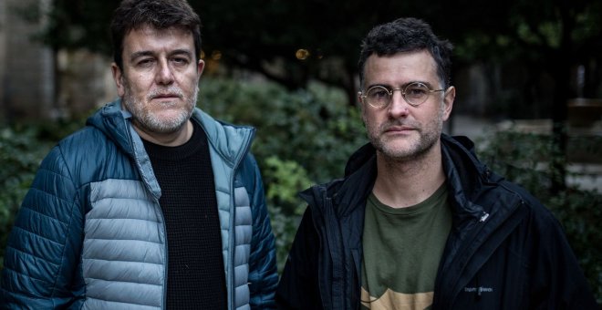 Xapo Ortega i Xavier Artigas, directors d''Idrissa'. CARLES PALACIO.