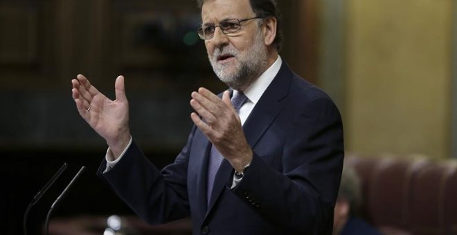 El expresidente del Gobierno Mariano Rajoy en el Congreso. EFE/Archivo