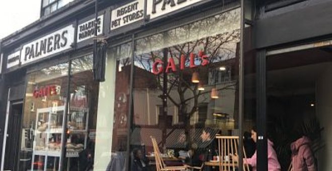 Una cafetería en el centro de Londres