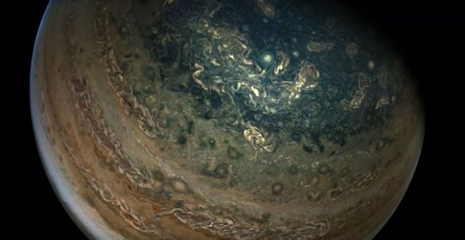 Imagen del planeta Júpiter difundidas por la NASA. / YOUTUBE NASA