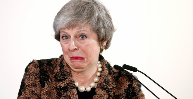 La primera ministra británica, Theresa May.| REUTERS/Francois
