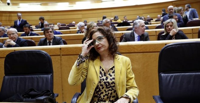 María Jesús Montero en el Senado