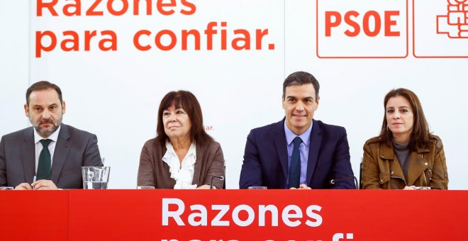 Reunión de la Ejecutiva Federal del PSOE. EFE/Emilio Naranjo