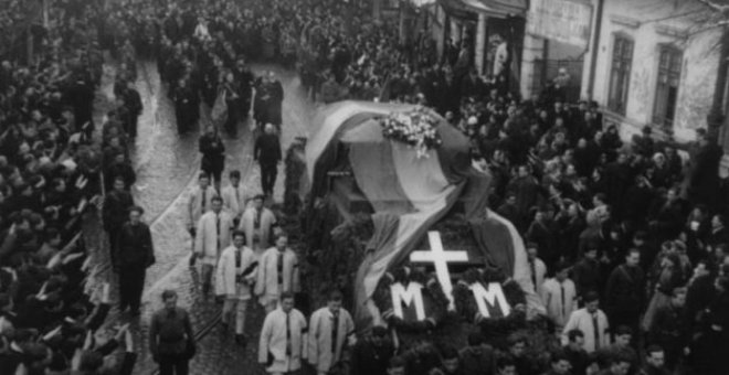 Funeral de Mota y Marin en Bucarest