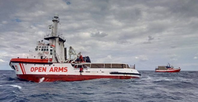 El buque español de Open Arms - Reuters
