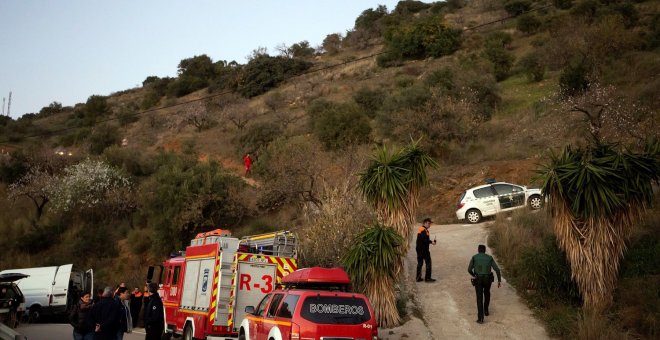 Miembros del operativo de rescate de Julen en Totalán | EFE