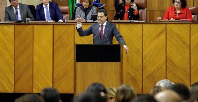 El líder del PP-A, Juanma Moreno. - EFE